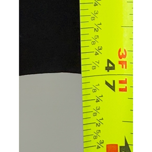 Prologue Sz M Black Short Sleeve Collared Button Front‎ Midi Dress Women's Rayon - Picture 3 of 9